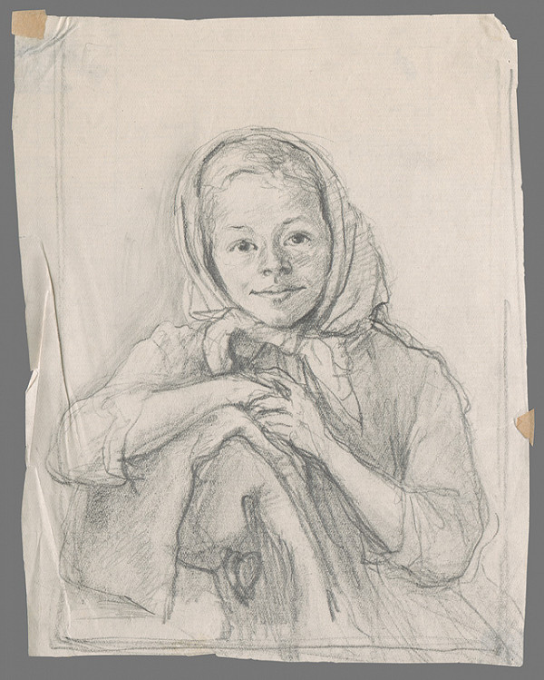 Ignác Kolčák – Dievča opreté o stoličku 