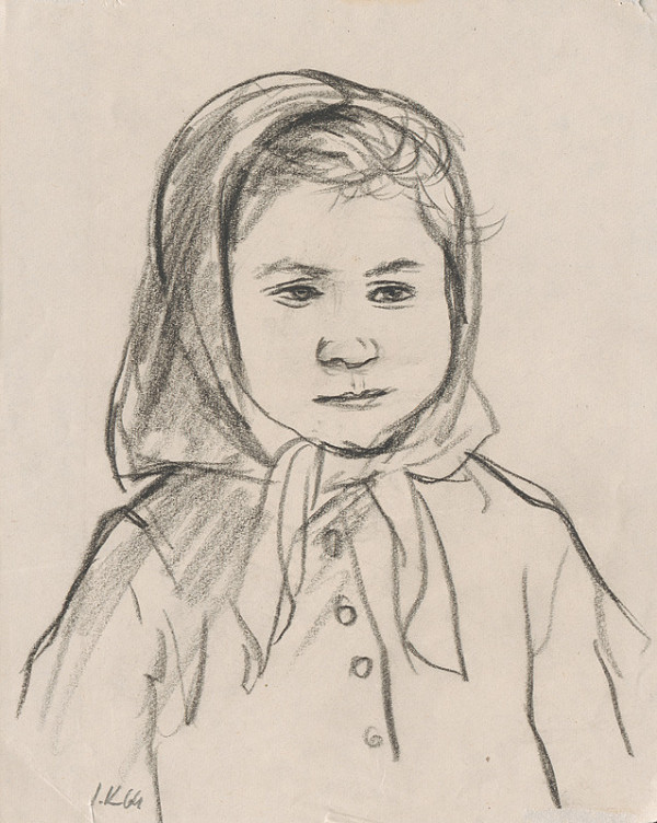 Ignác Kolčák – Dievčatko v šatke 