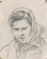 Ignác Kolčák – Žena v šatke 