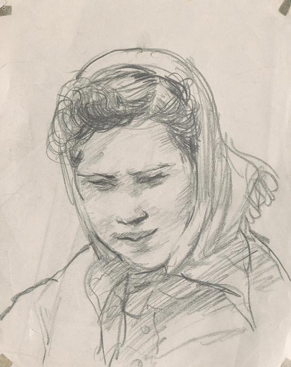 Ignác Kolčák – Žena v šatke 