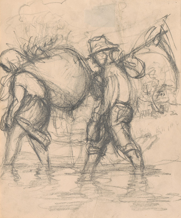 Ignác Kolčák – Cez brod 