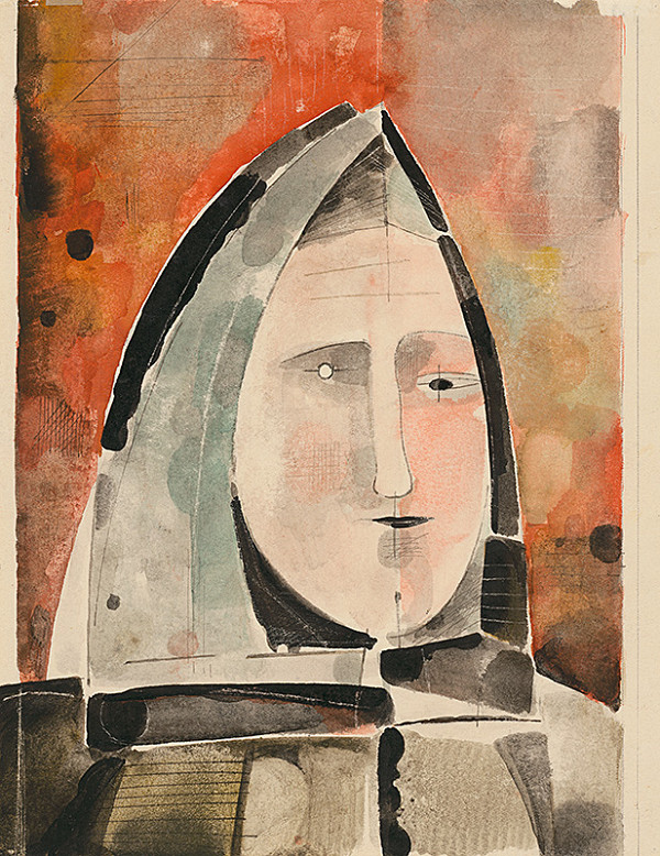 Vladimír Kompánek – Žena v šatke III. 