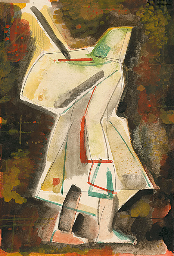 Vladimír Kompánek – Žena s batohom 