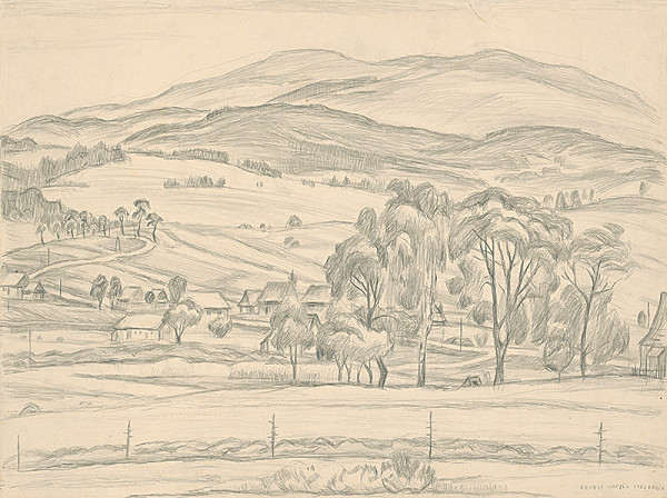 Ernest Zmeták – Pohľad na Pilsko 