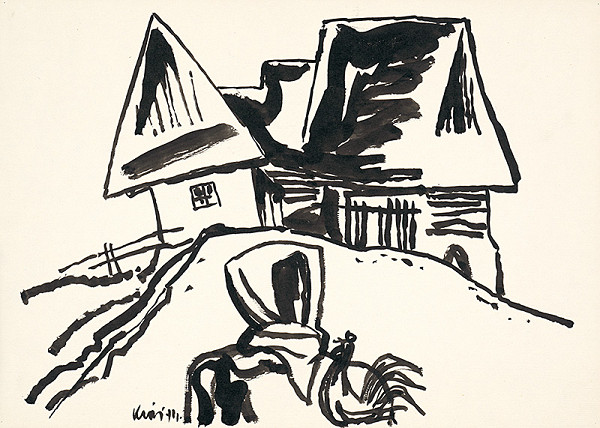 Fero Kráľ – Kresba z Oravy XVIII. 