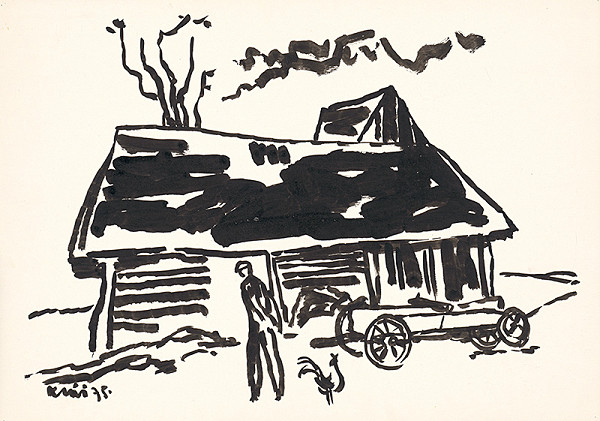 Fero Kráľ – Huty I. Kresba z Oravy XXVIII. 