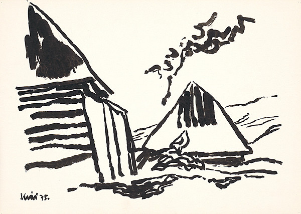 Fero Kráľ – Huty III. Kresba z Oravy XXX. 