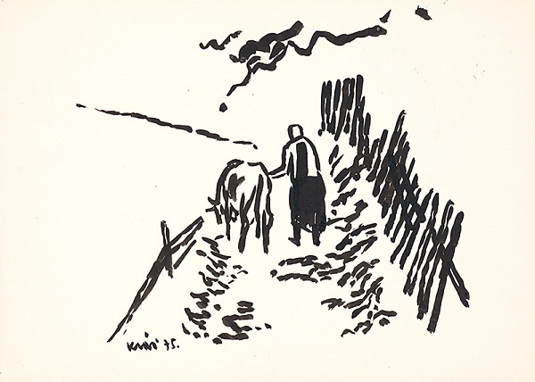 Fero Kráľ – Oravská Jasenica I. Kresba z Oravy XXXVI. 