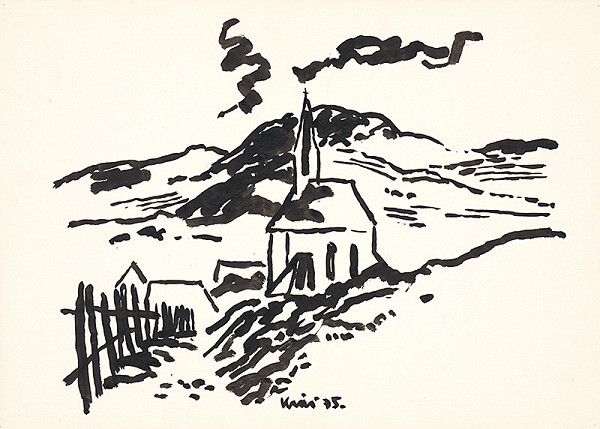 Fero Kráľ – Oravská Jasenica II. Kresba z Oravy XXXVII. 