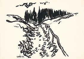 Fero Kráľ – Za Oravskou Jasenicou II. Kresba z Oravy XXXVIII. 