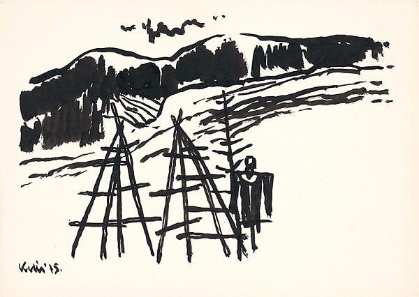 Fero Kráľ – Za Oravskou Jasenicou II. Kresba z Oravy XXXIX. 