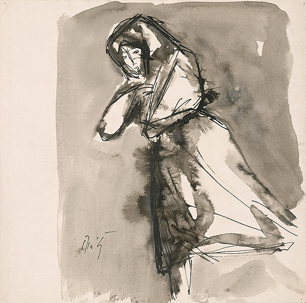 Ernest Špitz – Žena v šatke 