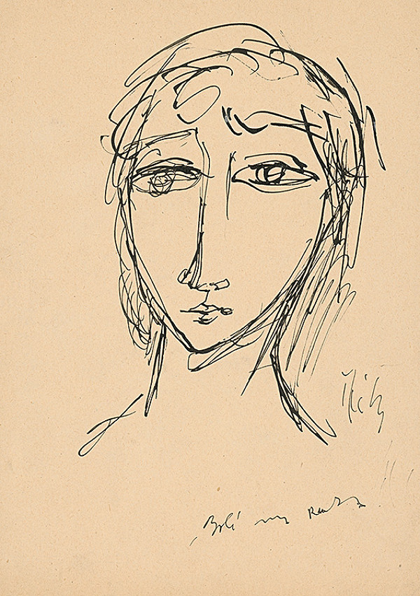 Ernest Špitz – Hlava dievčaťa XXXV. 