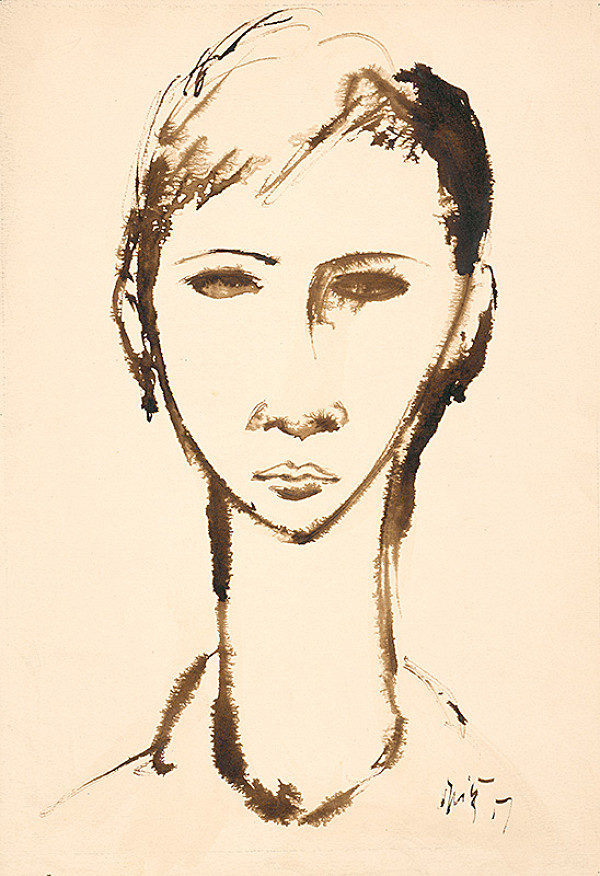 Ernest Špitz – Hlava dievčaťa V. 