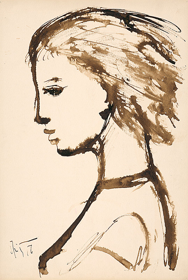 Ernest Špitz – Hlava dievčaťa I. 