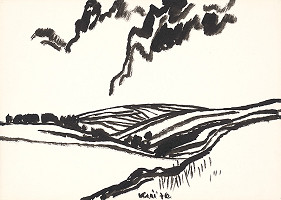 Fero Kráľ – Zábiedovo - 3.deň. Kresba z Oravy XLI. 