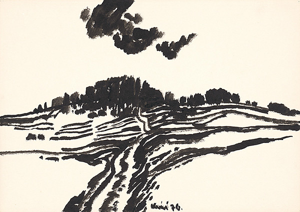 Fero Kráľ – Oravské Veselé - 4.deň. Kresba z Oravy XLVIII. 