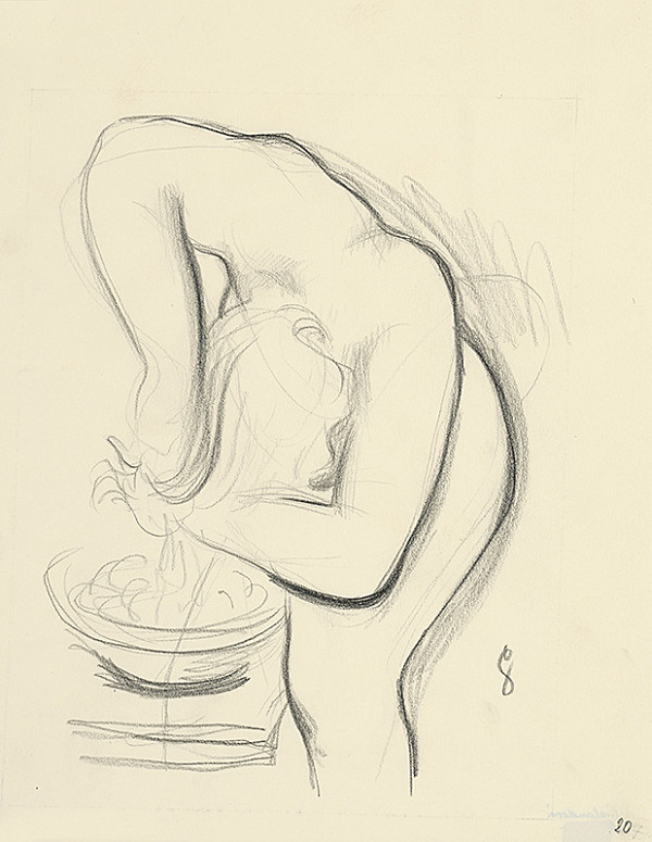 Mikuláš Galanda – Umývanie vlasov 