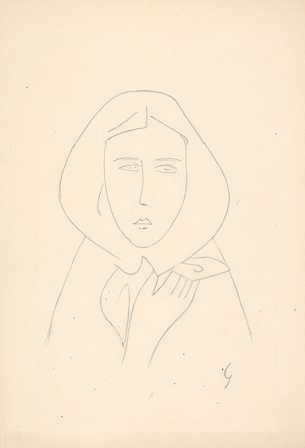 Mikuláš Galanda – Žena v šatke 