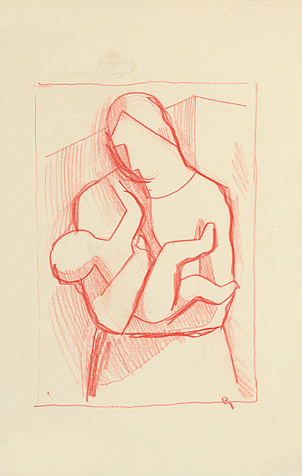 Mikuláš Galanda – Matka s dieťaťom v náručí 