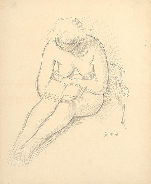 Mikuláš Galanda – Čítajúca 