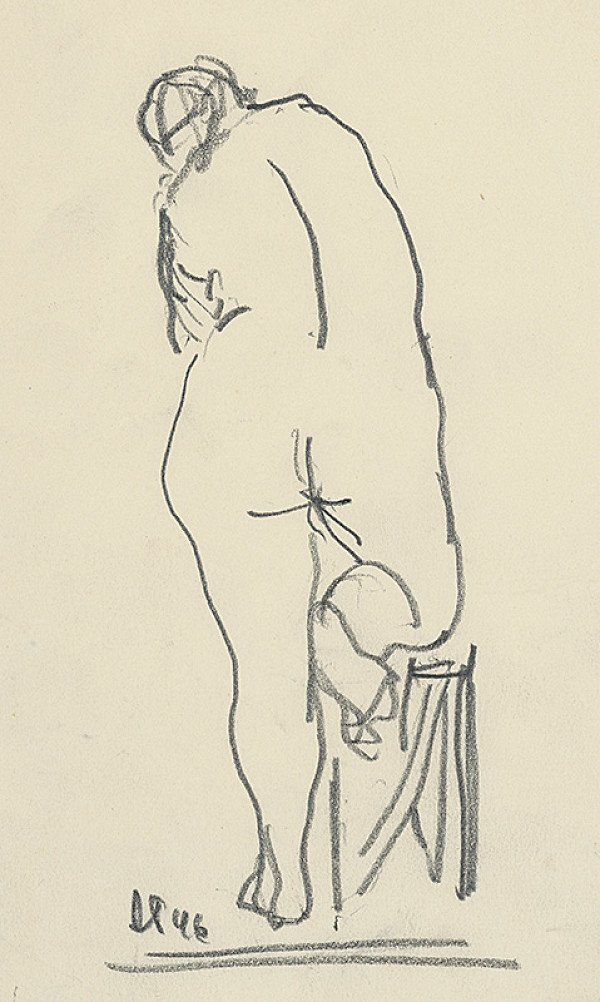 Rudolf Pribiš – Ženský akt 