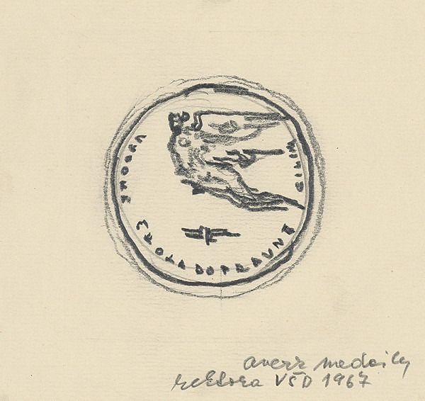 Rudolf Pribiš – Averz medaily rektora VŠD v Žiline 