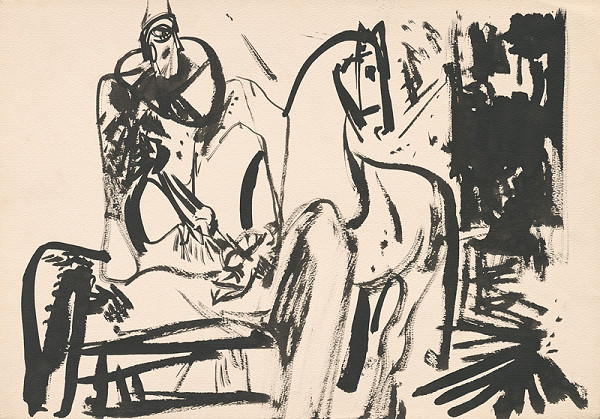Vincent Hložník – Pierot s koňom 