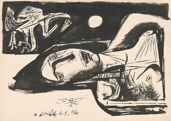 Vincent Hložník – Žena a dravec 