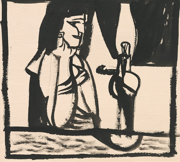 Vincent Hložník – Žena s petrolejkou 