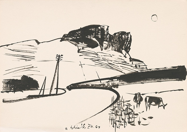 Vincent Hložník – Kresba z Oravy VII. 