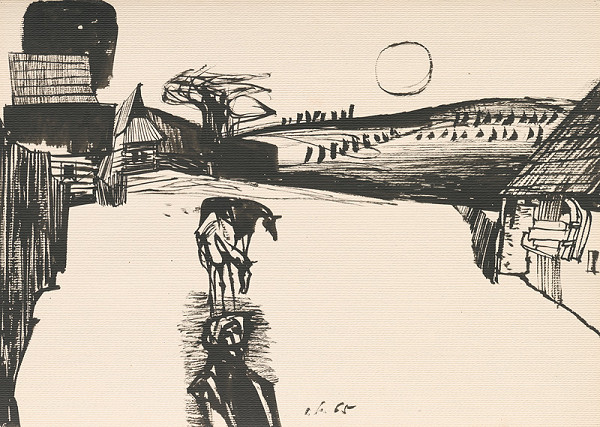 Vincent Hložník – Kresba z Oravy XI. 