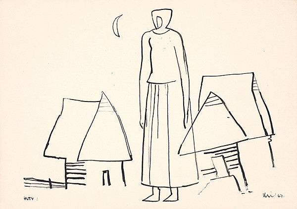 Fero Kráľ – Huty II. Kresba z Oravy IV. 