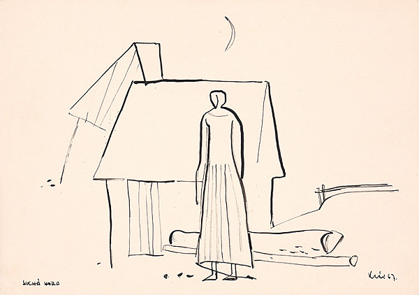 Fero Kráľ – Suchá Hora. Kresba z Oravy V. 