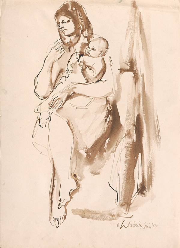 Vincent Hložník – Mladá matka 