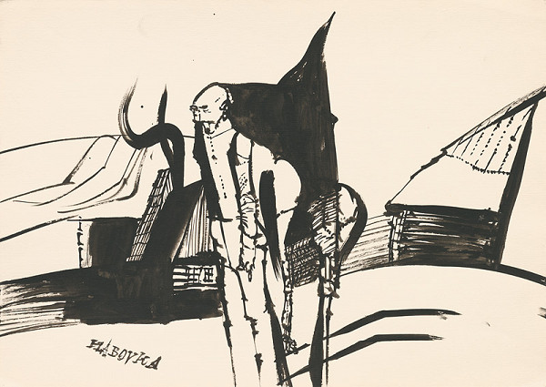 Vincent Hložník – Kresba z Oravy XXII. 