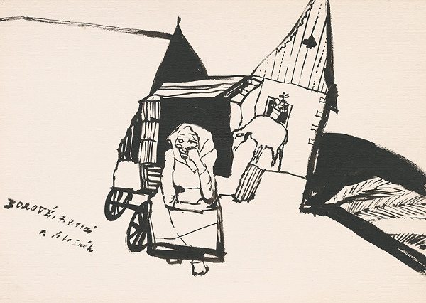 Vincent Hložník – Kresba z Oravy XXVI. 