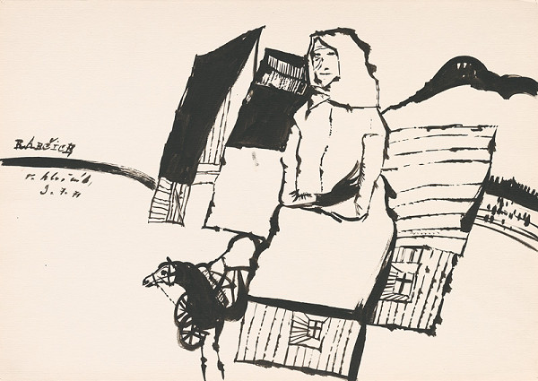 Vincent Hložník – Kresba z Oravy XXVIII. 