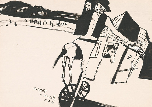 Vincent Hložník – Kresba z Oravy XXX. 