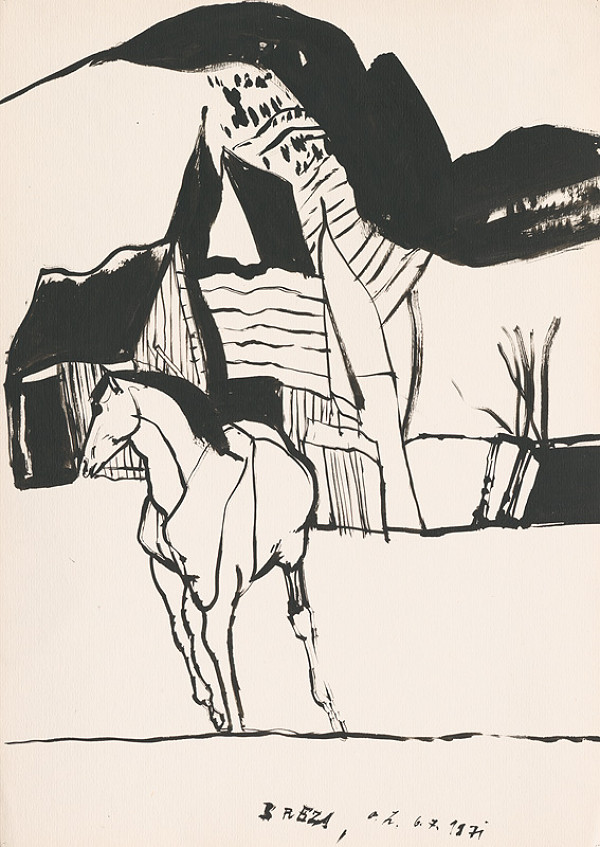 Vincent Hložník – Kresba z Oravy XXXII. 