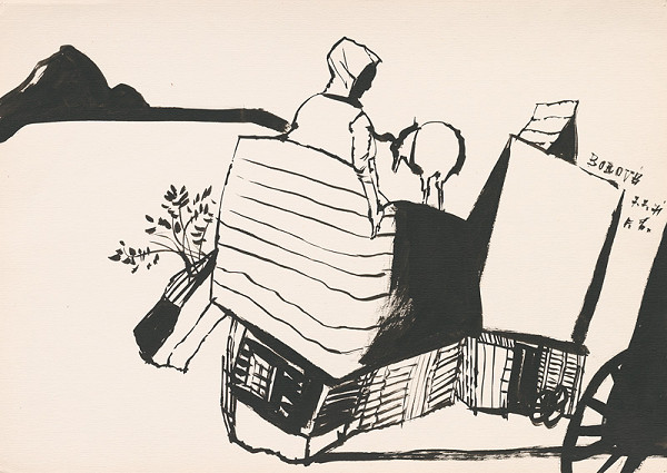 Vincent Hložník – Kresba z Oravy XXXV. 