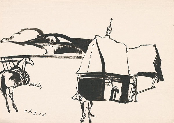 Vincent Hložník – Kresba z Oravy XXXVII. 