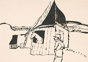 Vincent Hložník – Kresba z Oravy XLII. 