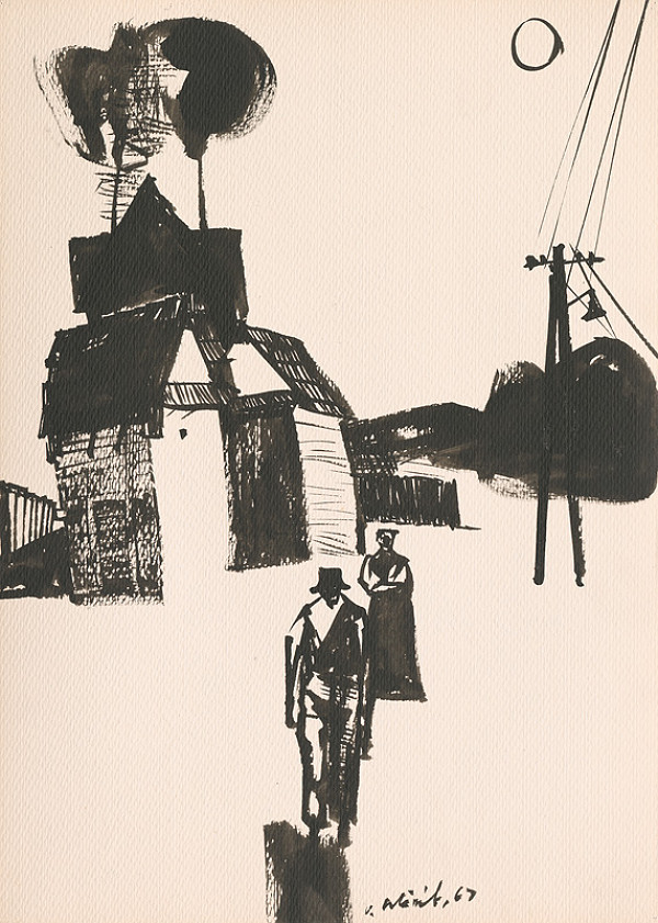 Vincent Hložník – Kresba z Oravy XLVII. 