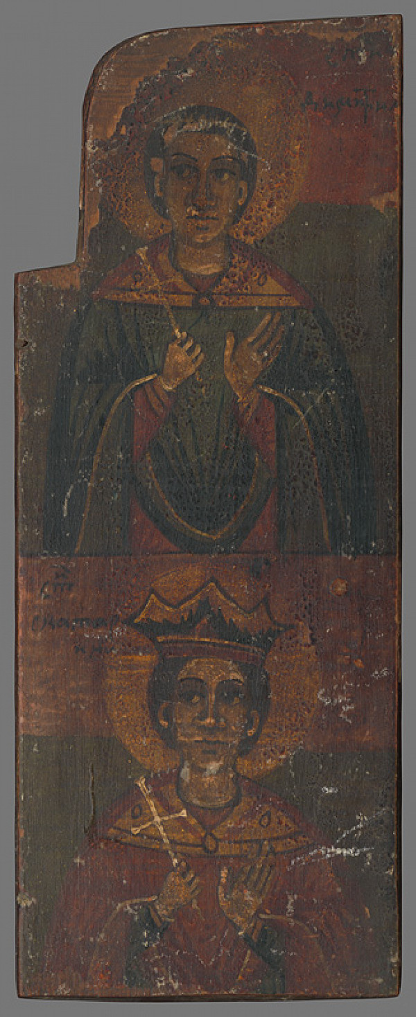 Neznámy autor – Sv. Dimitrij, Sv. Katarína 