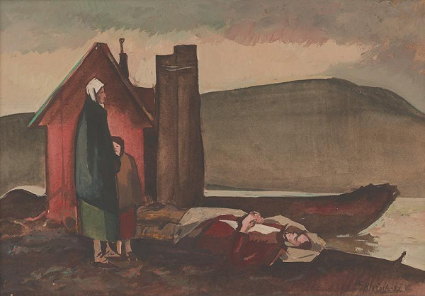 Ferdinand Hložník – Nad mŕtvym partizánom 