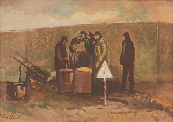 Ferdinand Hložník – Pri práci 