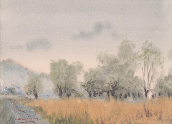 Ladislav Čemický – Krajina s vŕbami 