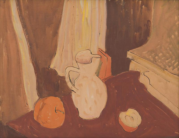 Miloš Alexander Bazovský – Zátišie s džbánom 