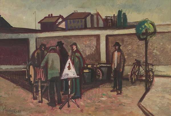 Ferdinand Hložník – Pri práci 